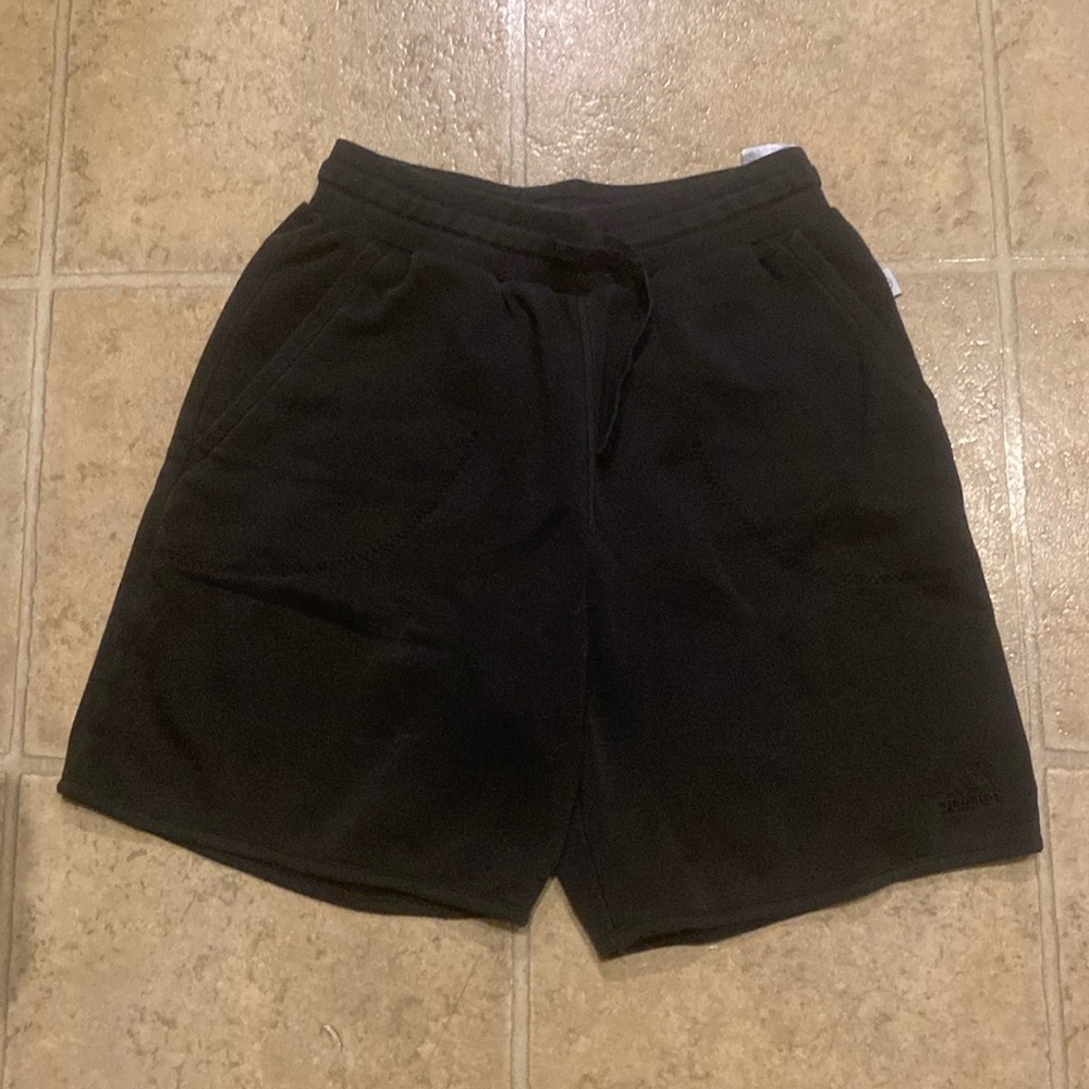 Men’s black shorts, sweatpants type material, size small